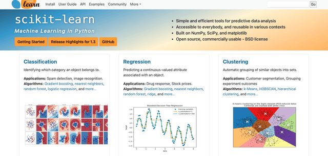 Scikit-learn screenshot 1