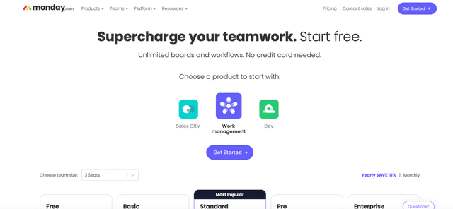 Monday.com screenshot 1