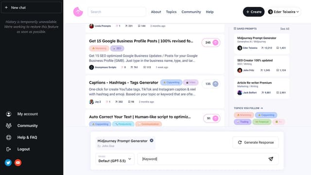 Snack Prompt screenshot 1