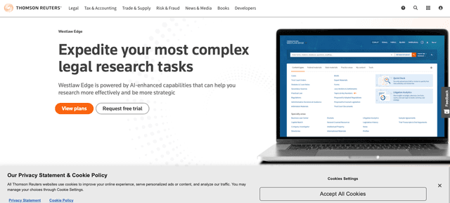 Westlaw Edge screenshot 1