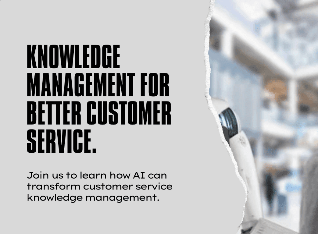 AI Business Use Case In Customer Service - Knowledge Management