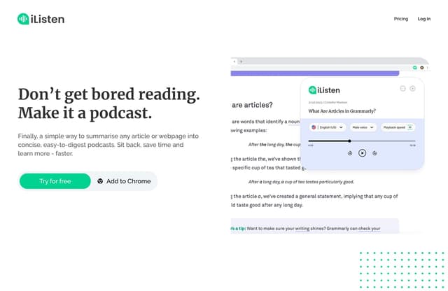 iListen screenshot 1