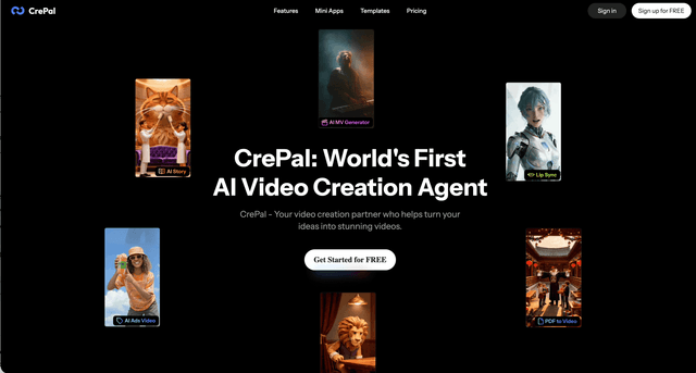 CrePal ai video agent screenshot 1