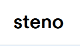 Steno logo