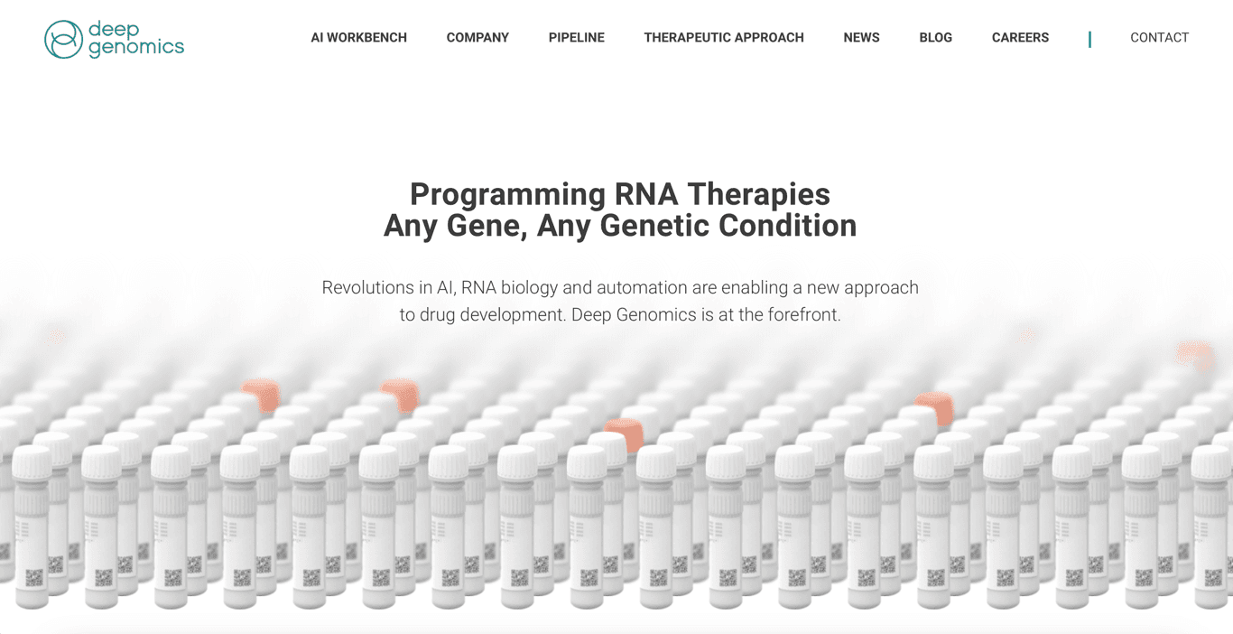 Deep Genomics screenshot