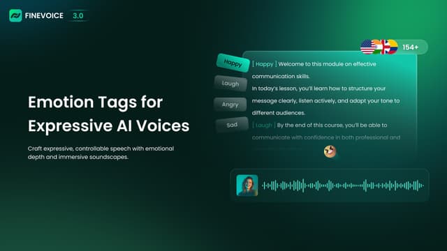 FineVoice Text to Speech screenshot 1