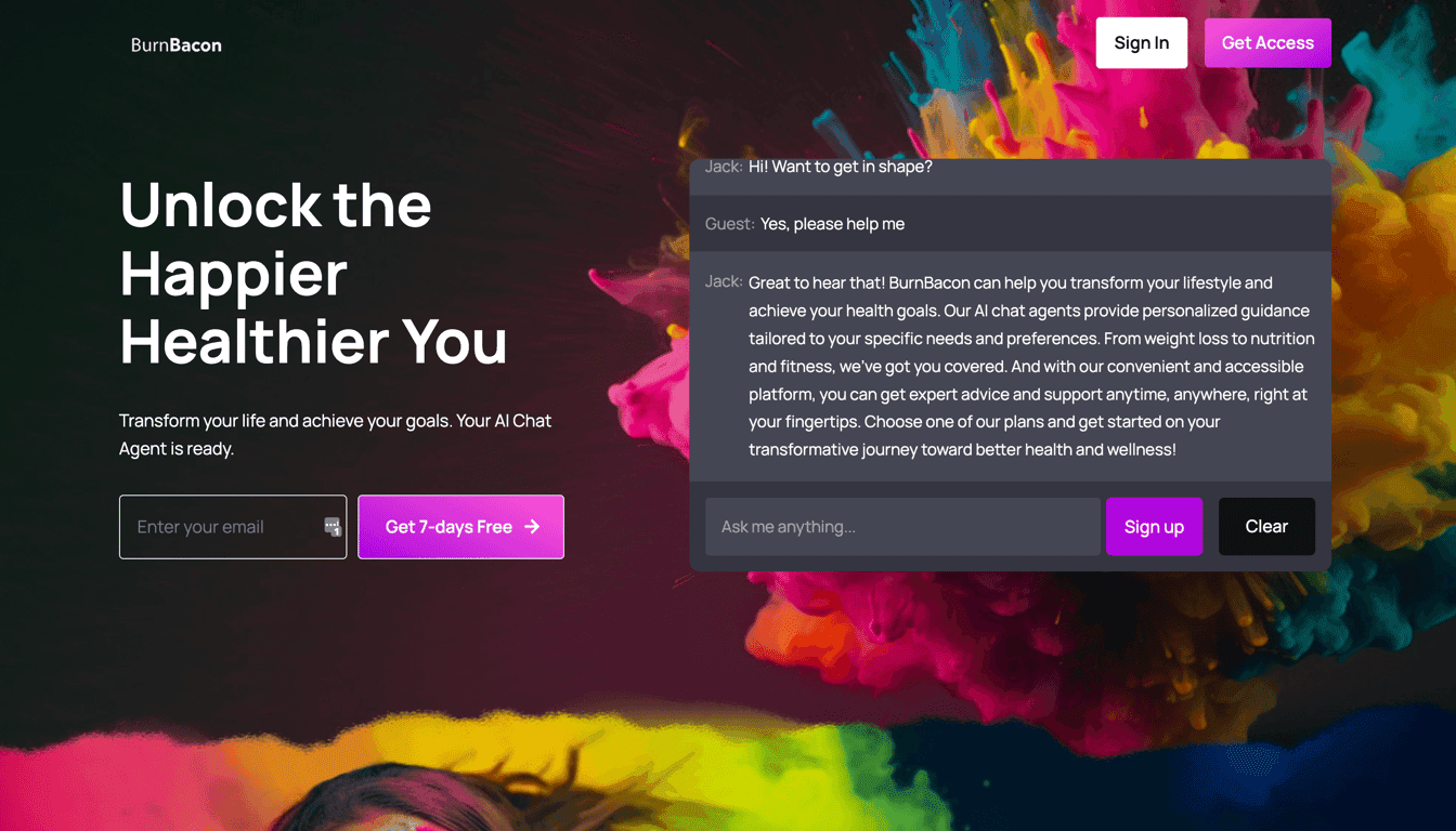 BurnBacon screenshot