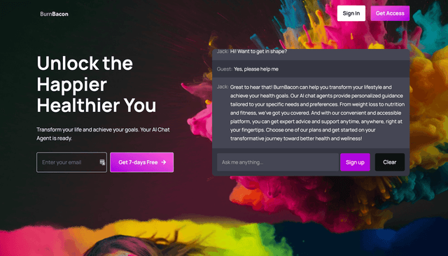 BurnBacon screenshot 1