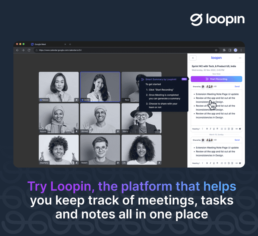 Loopin AI screenshot