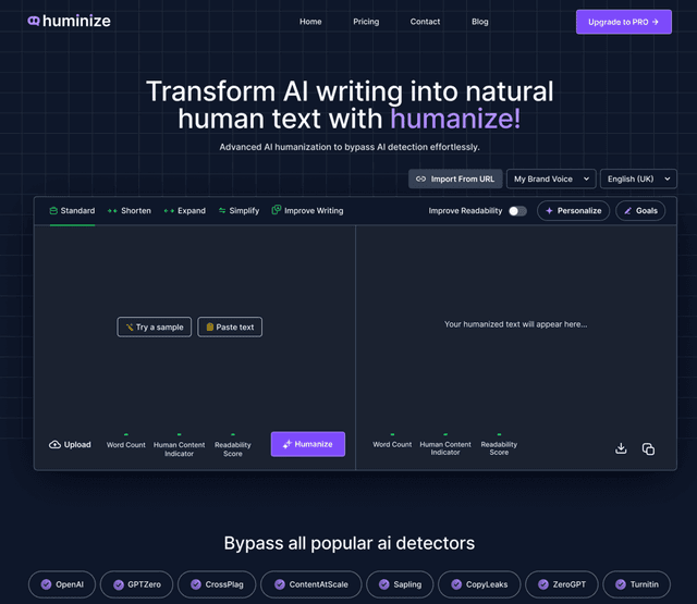 HumanizeAI screenshot 1