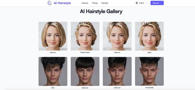 AI Hairstyle screenshot 1