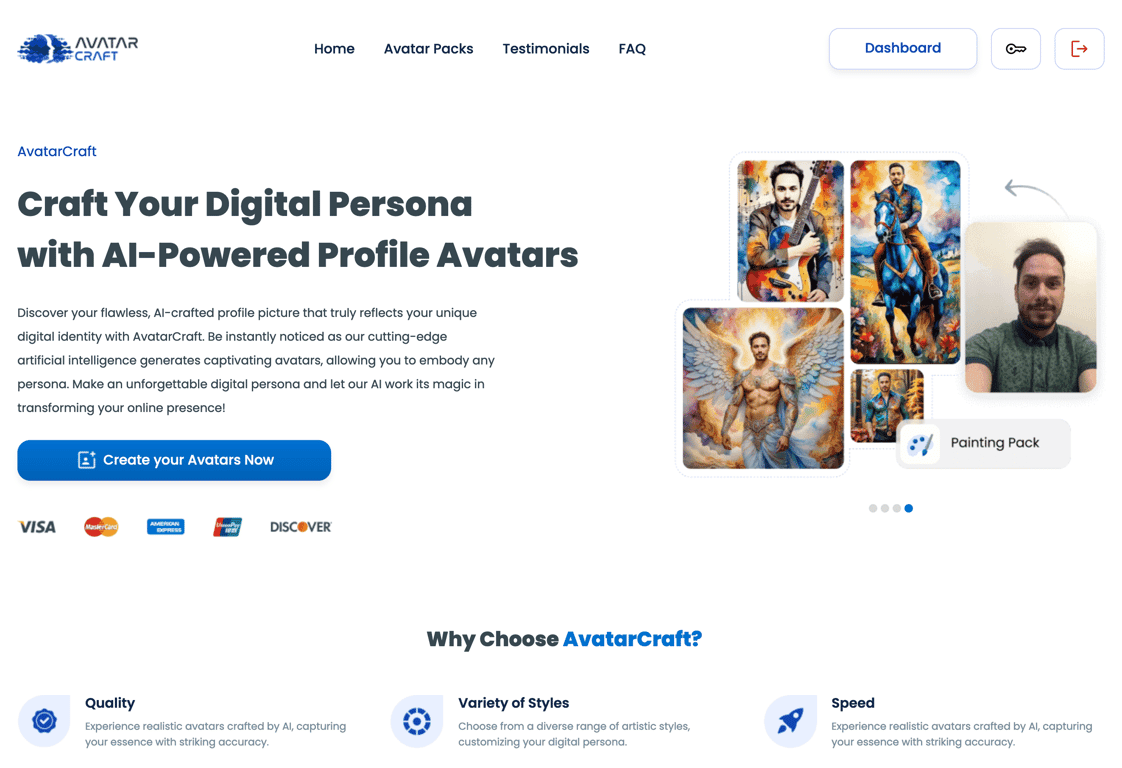 AvatarCraft screenshot