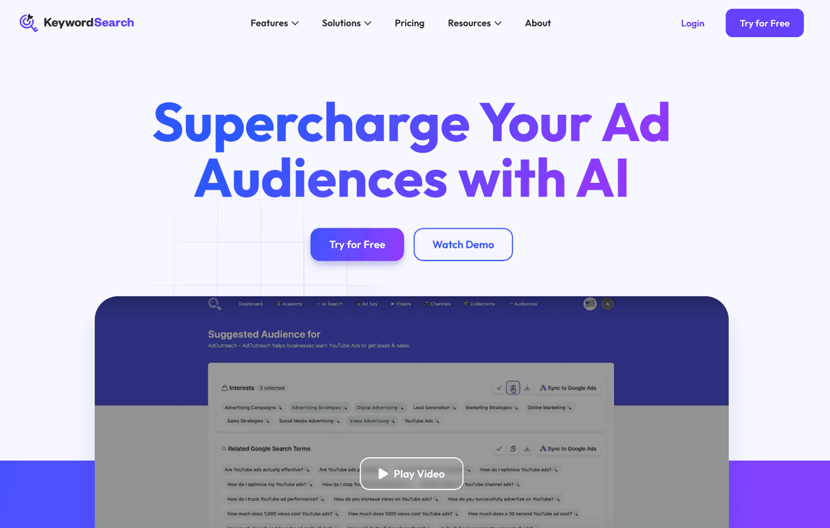 KeywordSearch screenshot