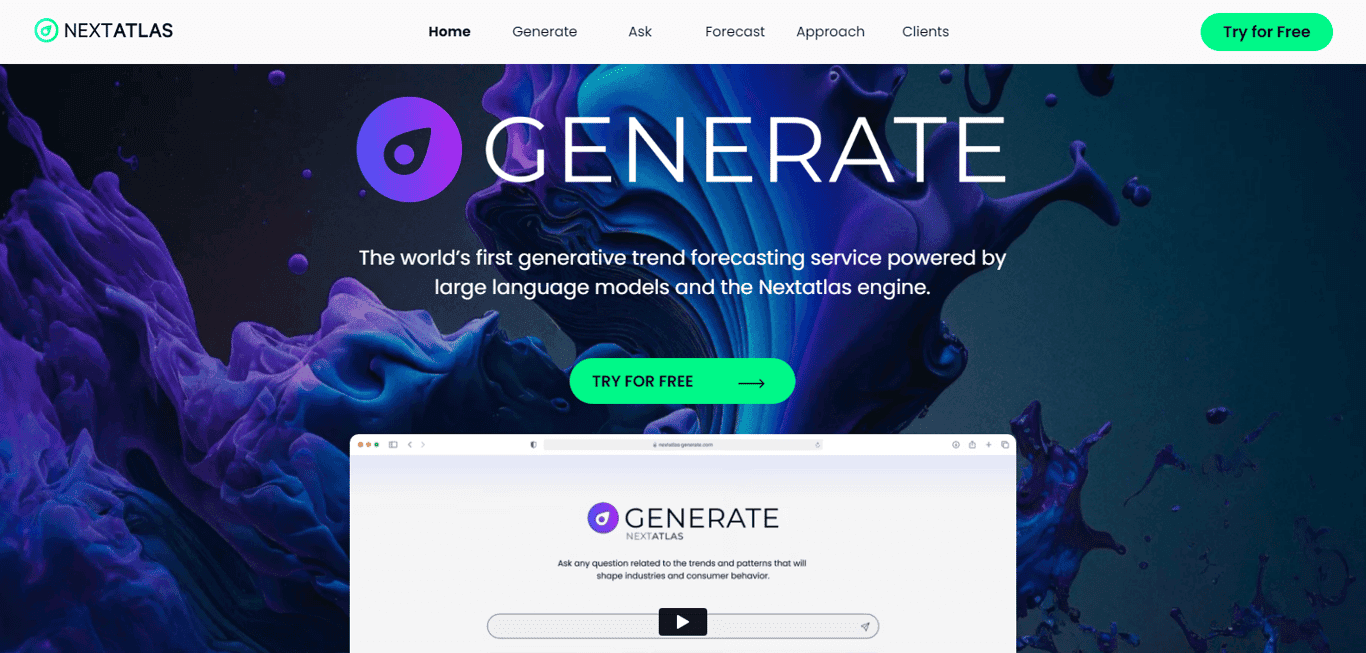 Nextatlas Generate screenshot