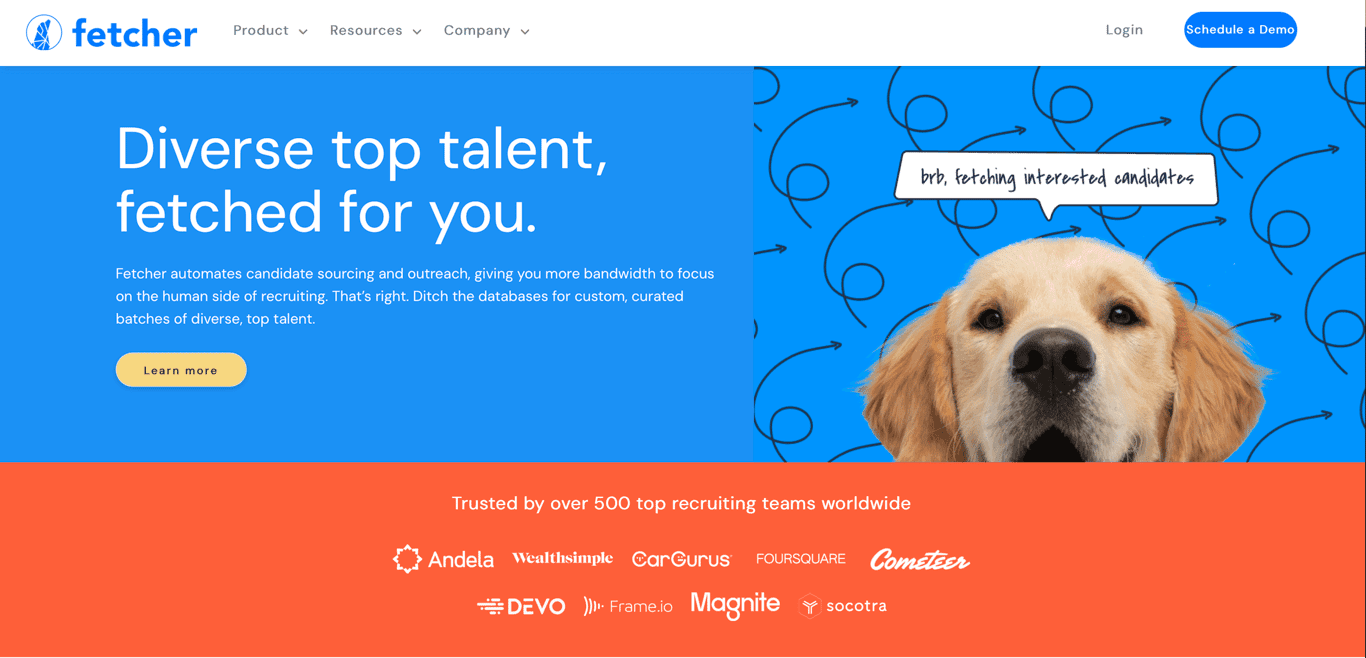 Fetcher.ai screenshot