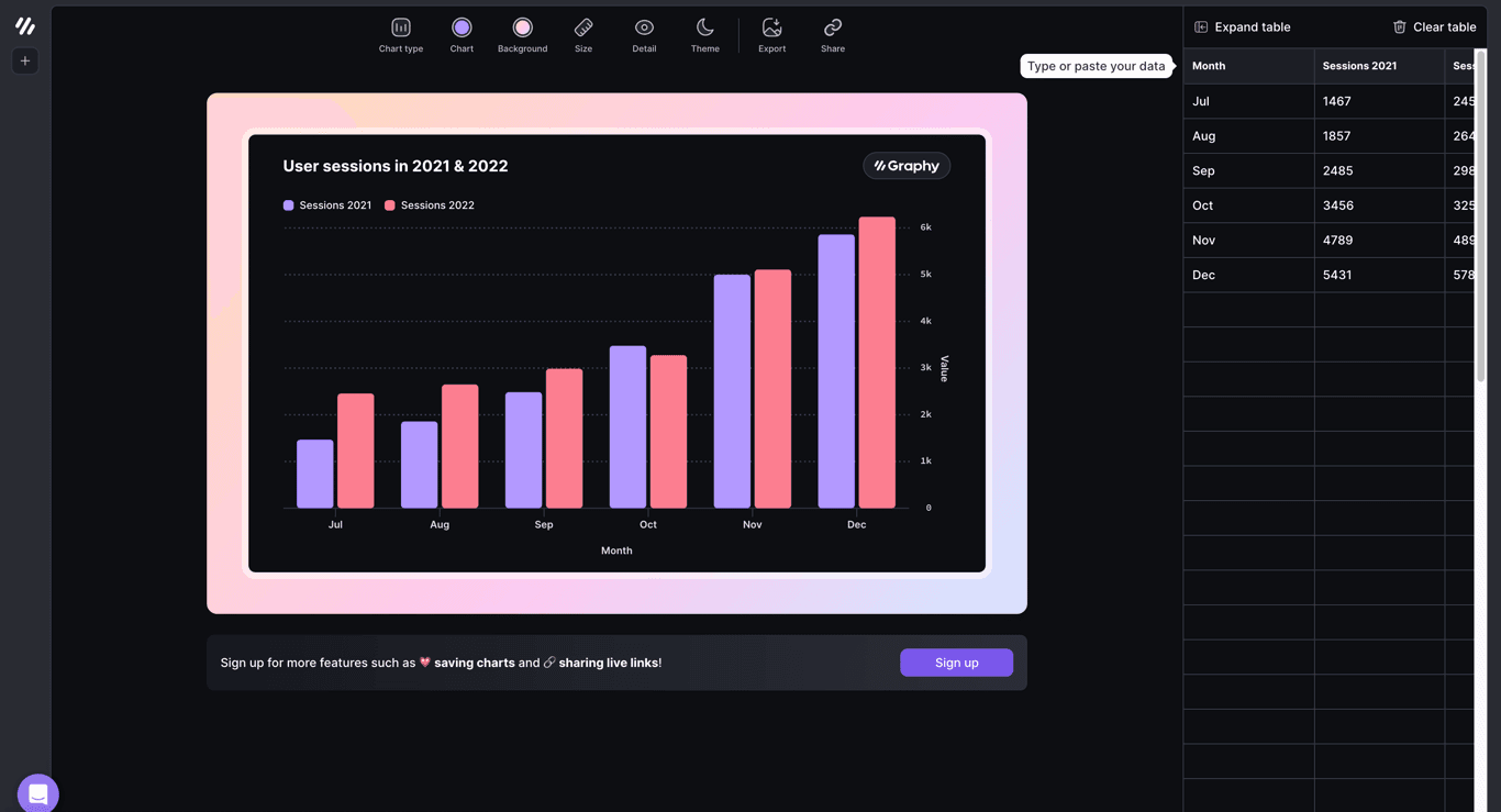 Graphy AI screenshot