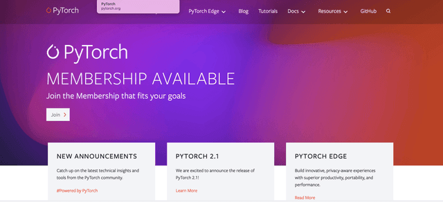Pytorch screenshot 1