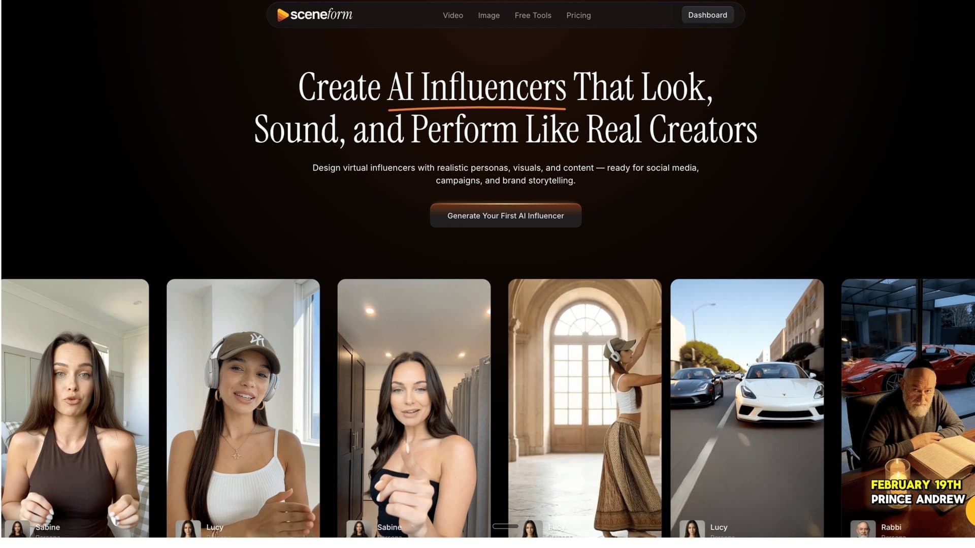 AI Influencer Generator screenshot